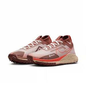 Nike React Pegasus Trail 4 GORE-TEX 'Diffused Taupe Picante Red 7.5w/6m